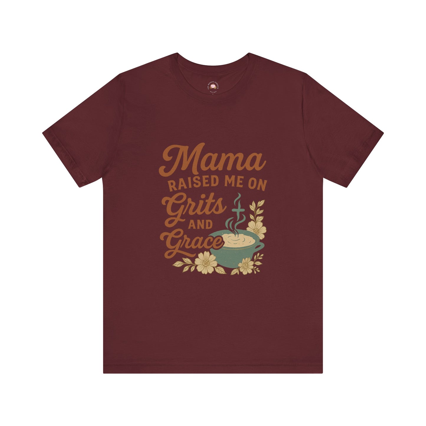 Mama Raised Me on Grits and Grace | Faith & Southern Mama Shirt – Bougie Pumpkin Boutique - The Bougie Pumpkin Boutique