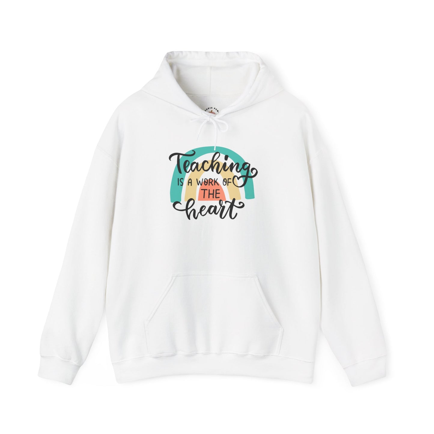 Teacher Appreciation Unisex Hoodie - Teaching Is a Work of Art, Fun Classroom Apparel