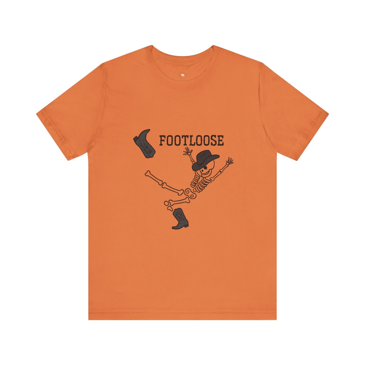 Footloose Skeleton Tee, Fun Graphic Shirt, Halloween Costume Top, Dance Party Apparel, Unisex Halloween Shirt, Gift for Dancers