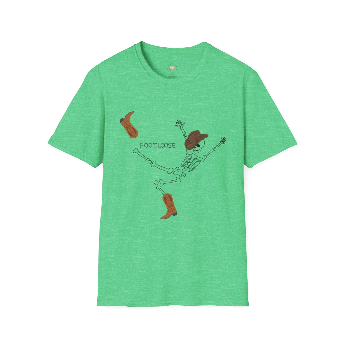 Footloose Skeleton Unisex T-Shirt - Funny Halloween Country Shirt