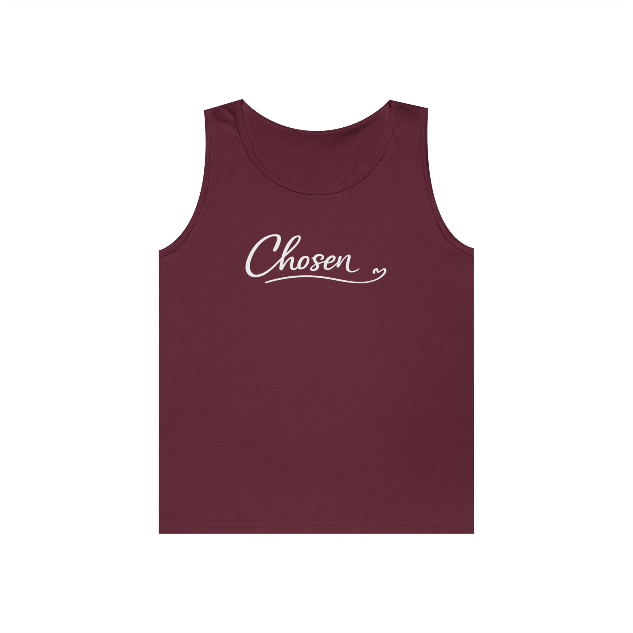 Chosen Script Tank Top — Inspirational 'Chosen' Graphic Tank