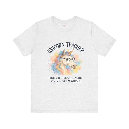 Unisex Tee - Unicorn Teacher Funny Design