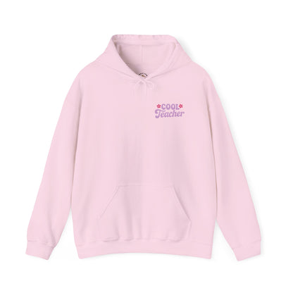 Cool Teacher Hooded Sweatshirt, Teacher Gift, Unisex Hoodie, Classroom Apparel, Back to School, Teacher Appreciation