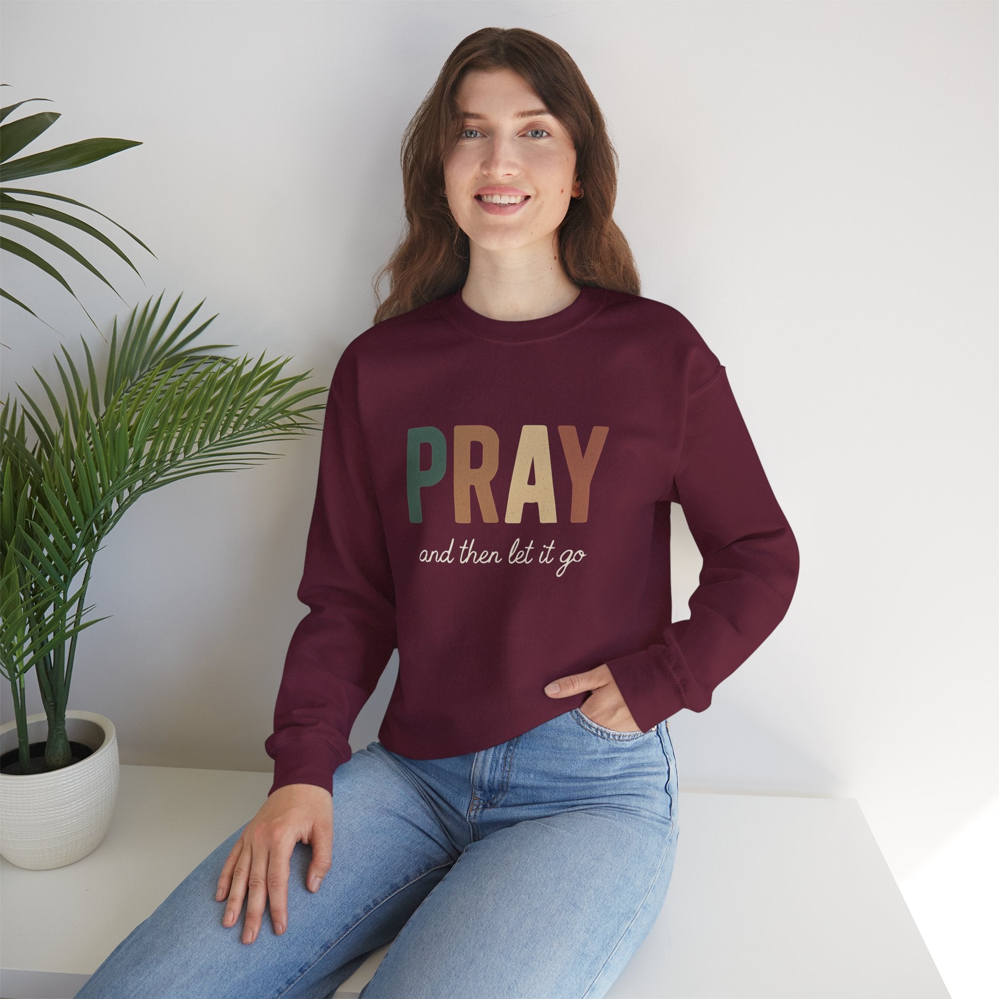 Faith Christian Unisex Sweatshirt - Pray and Let it Go