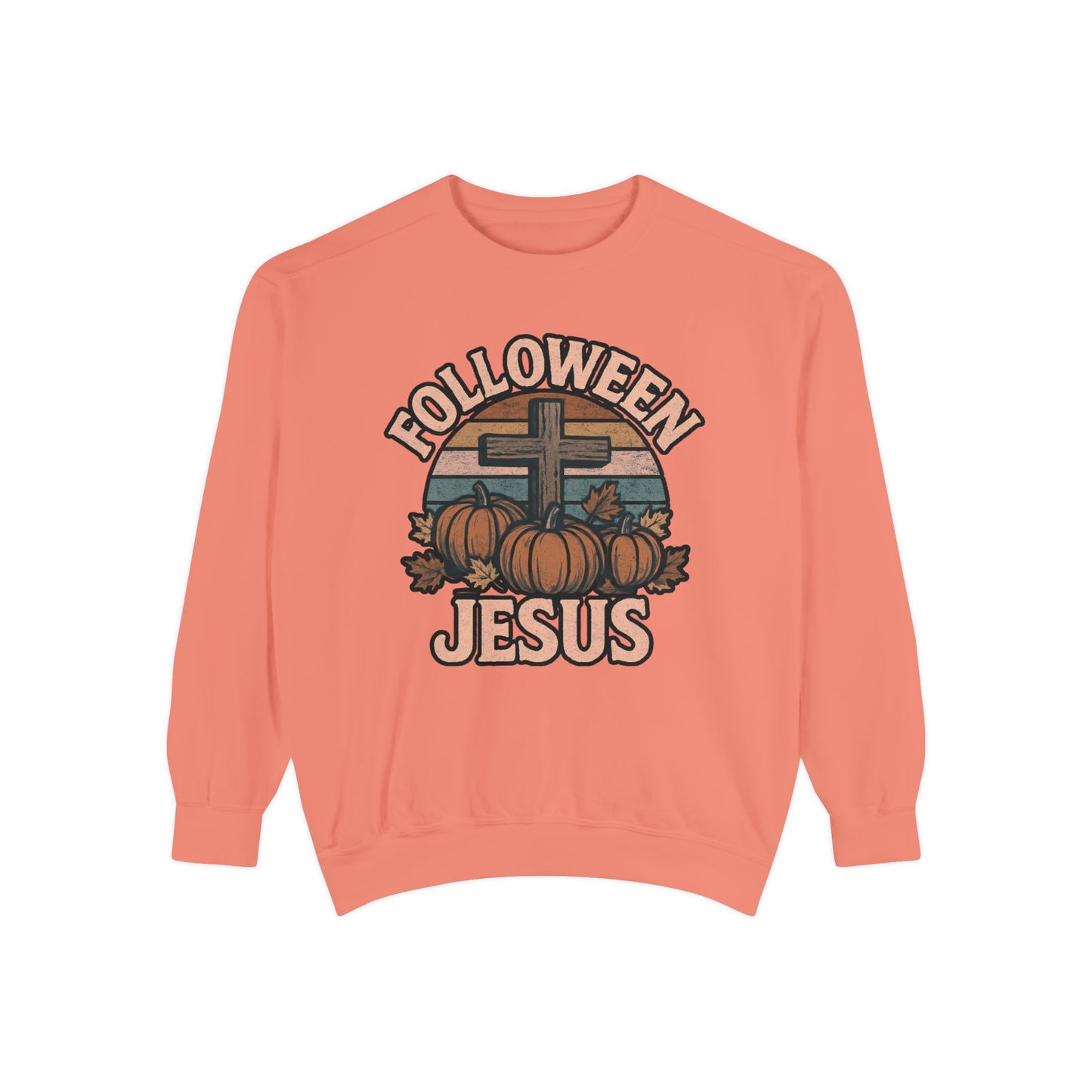 Follower Jesus Sweatshirt - Unisex Fall Apparel, Cute Halloween Gift, Faith-Based Clothing, Autumn Style - The Bougie Pumpkin Boutique