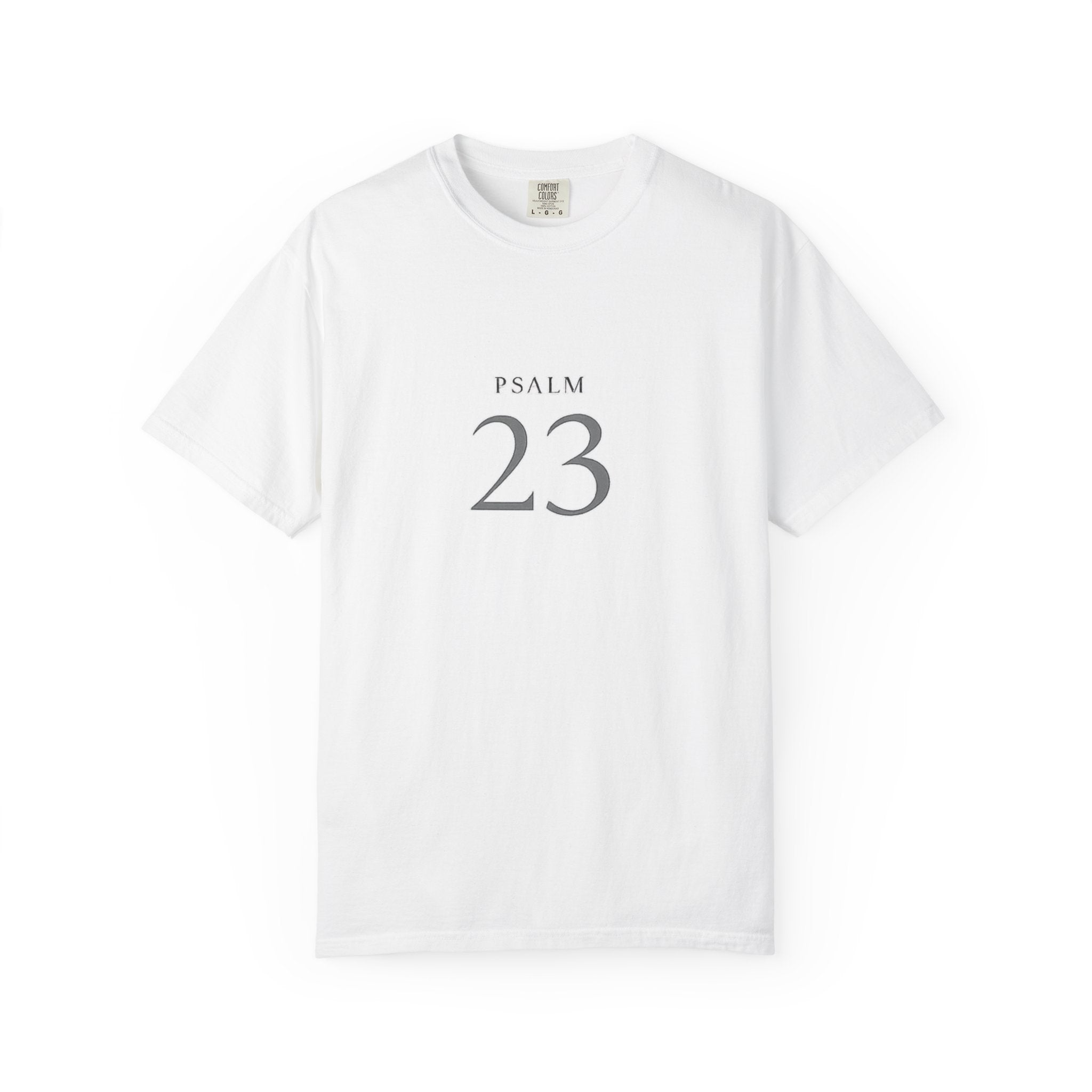 Psalm 23 T-Shirt — Minimal Christian Faith Tee
