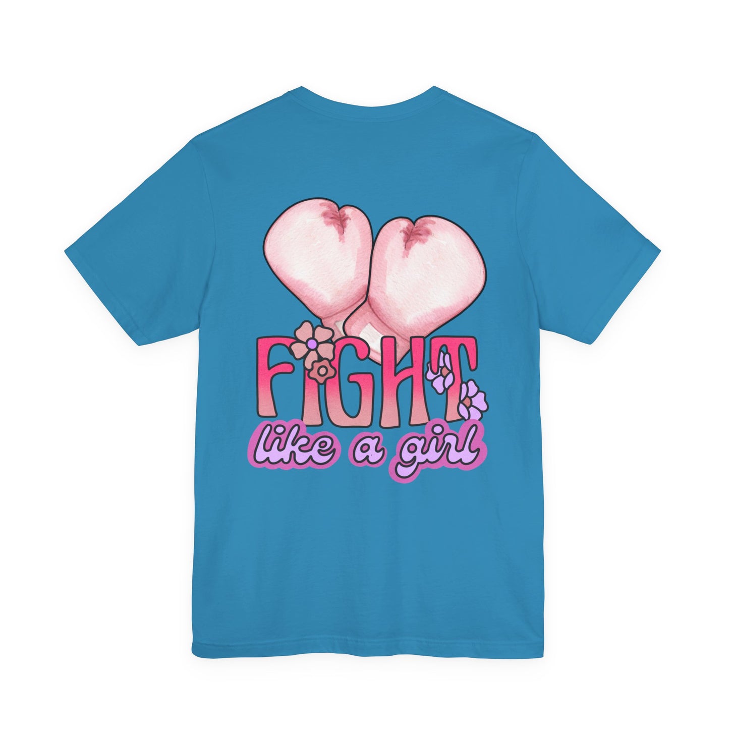 Empowerment Tee: Fight Like a Girl Unisex Jersey Short Sleeve T-Shirt, Awareness Shirt, Cancer Support Apparel, Gift for Fighters, [...]