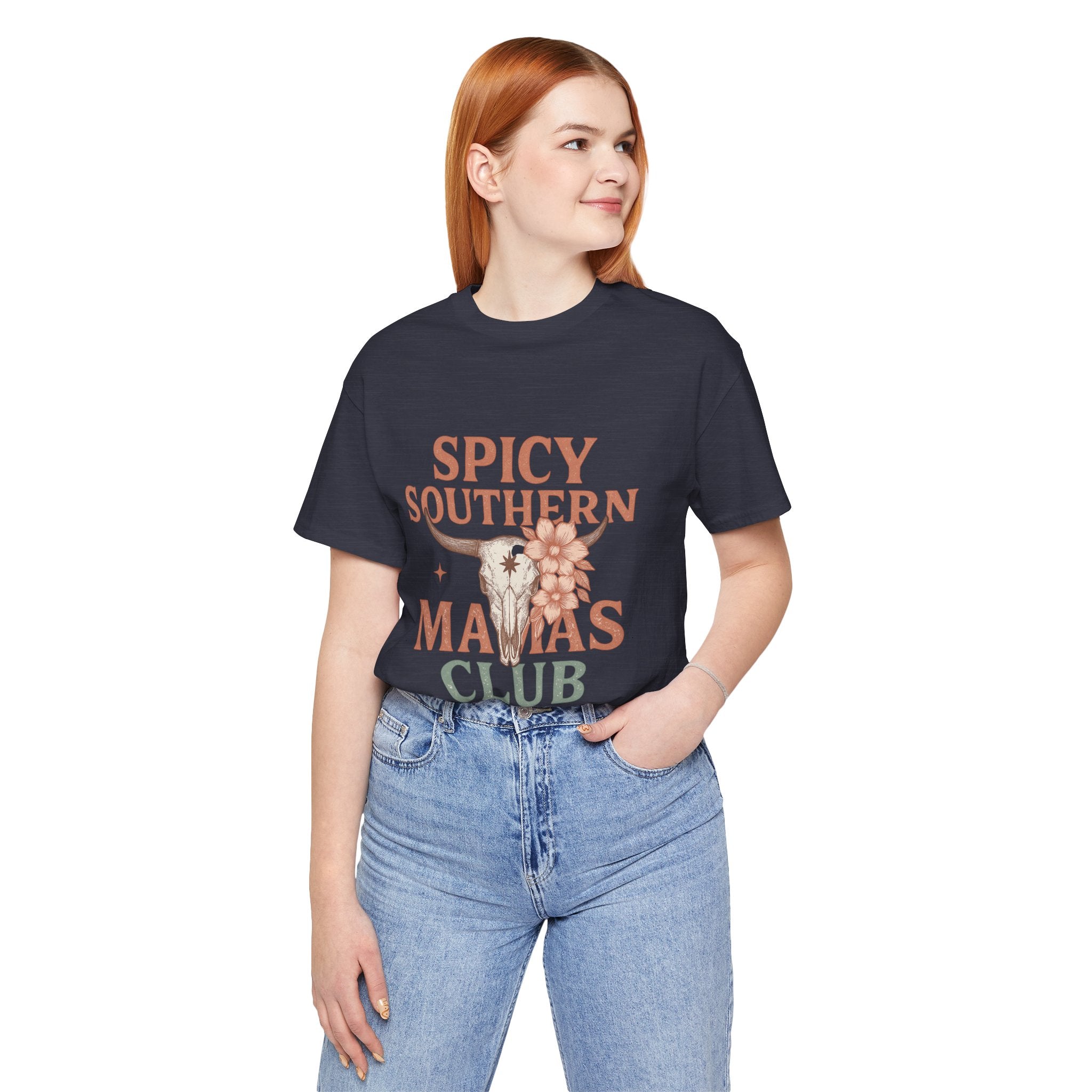 Spicy Southern Mamas Club Tee | Western Graphic Shirt for Faith-Filled Women – The Bougie Pumpkin Boutique