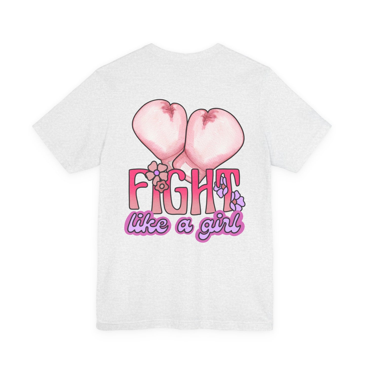 Empowerment Tee: Fight Like a Girl Unisex Jersey Short Sleeve T-Shirt, Awareness Shirt, Cancer Support Apparel, Gift for Fighters, [...]