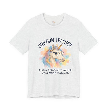 Unisex Tee - Unicorn Teacher Funny Design
