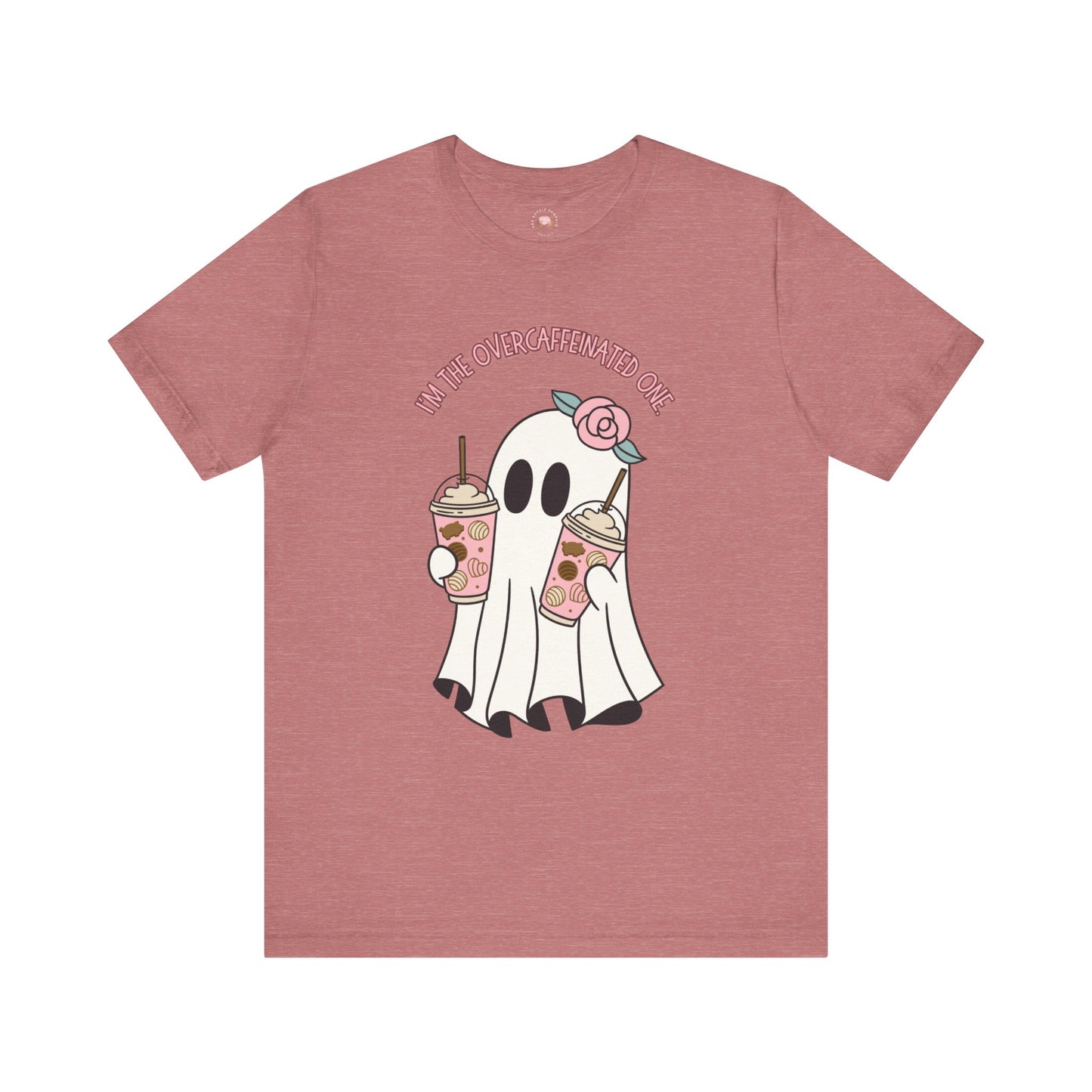 Playful Ghost Tee - Halloween Casual Wear, Unisex Short Sleeve T-Shirt, Funny Graphic Tee, Cute Gift for Halloween Lovers, Cool Ghost Design