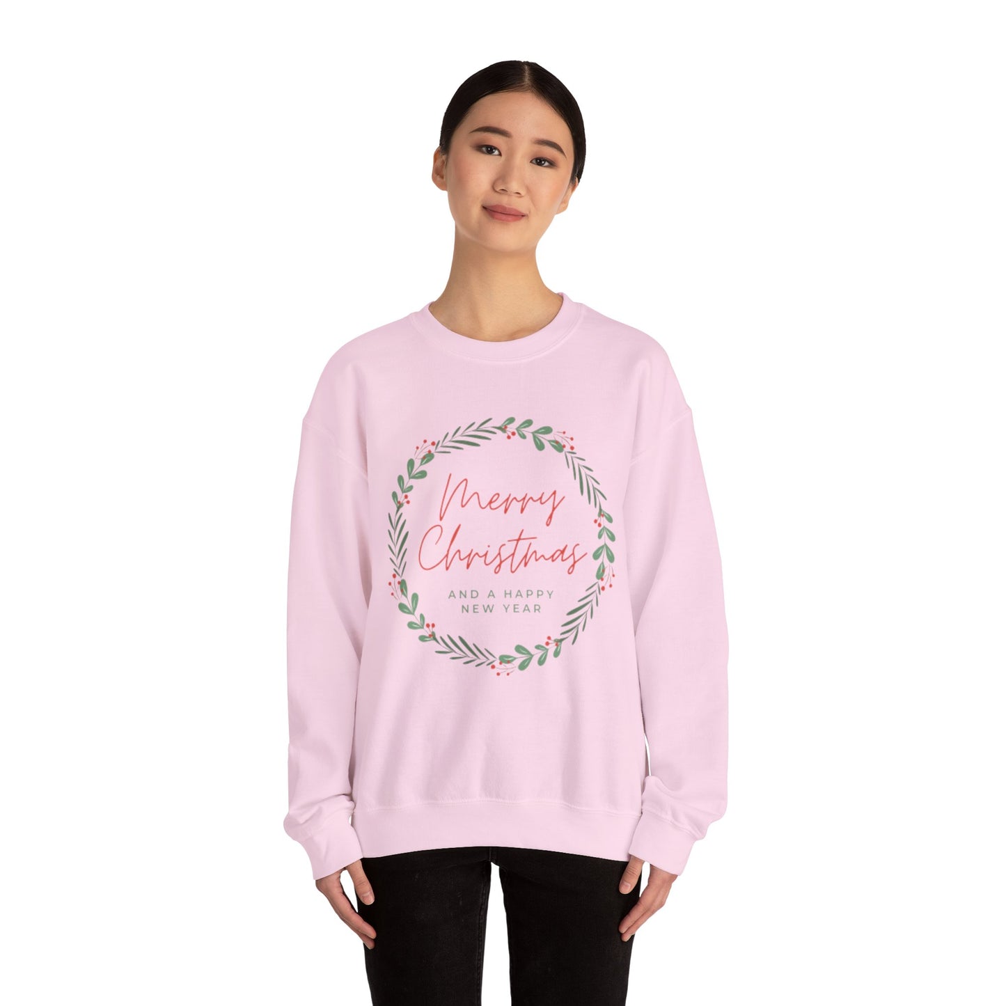 Merry Christmas Crewneck Sweatshirt, Cozy Holiday Style, Unisex Sweatshirt, Christmas Gift, Winter Apparel, Festive Clothing