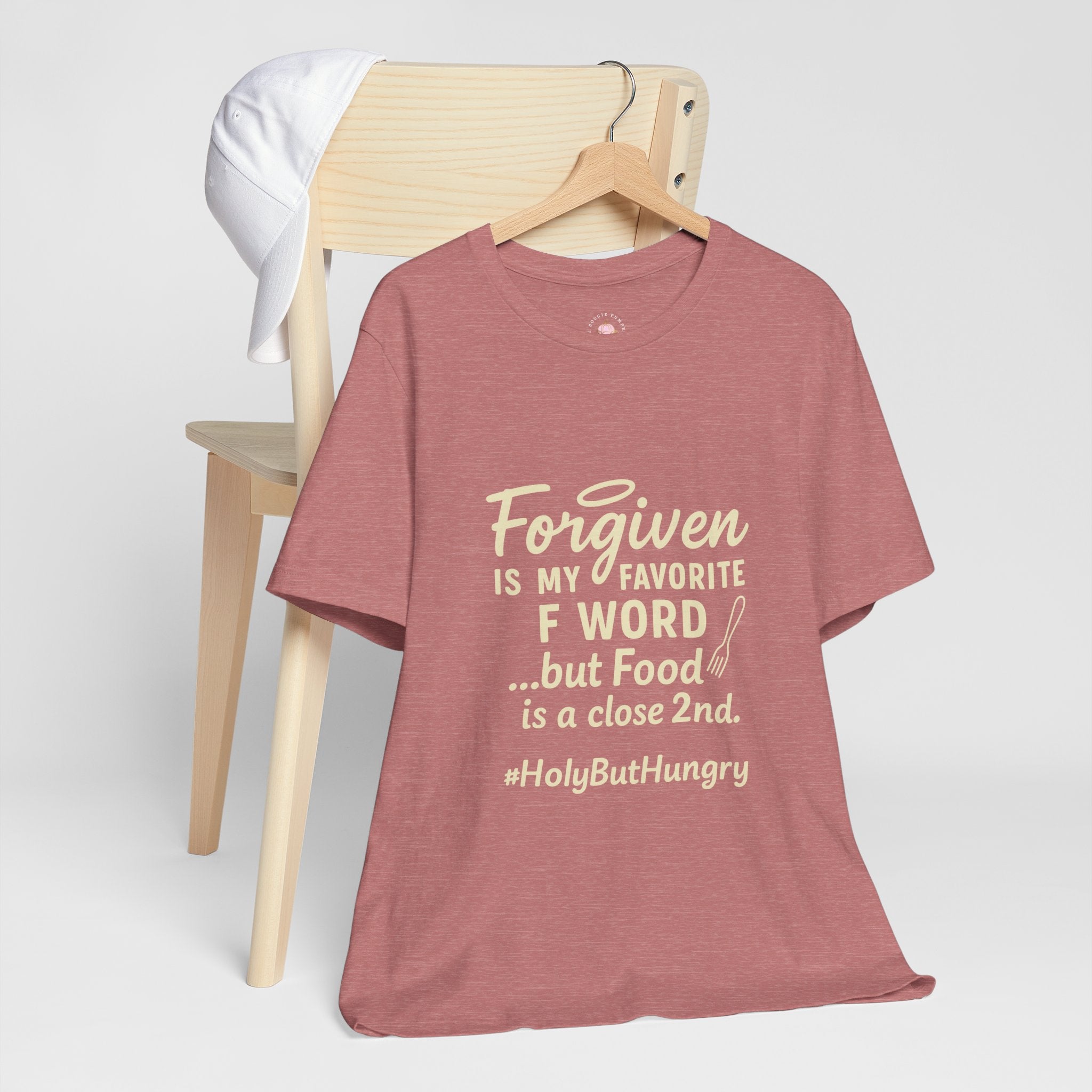 Forgiven Is My Favorite F-Word Tee — Funny Christian Foodie Shirt