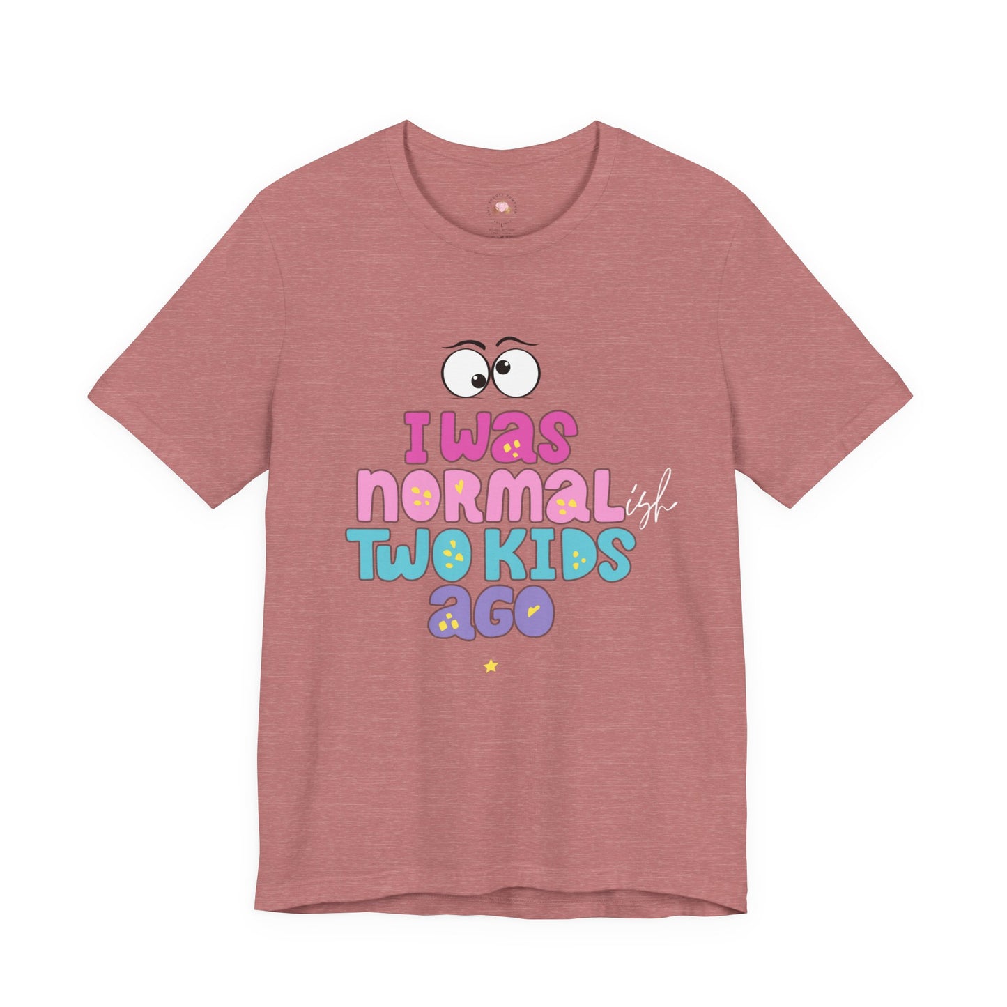Unisex Jersey Short Sleeve Tee with 'I Was Normal Two Kids Ago' Design - Fun Parenthood Shirt, Gift for Moms and Dads, Casual Wear, [...]