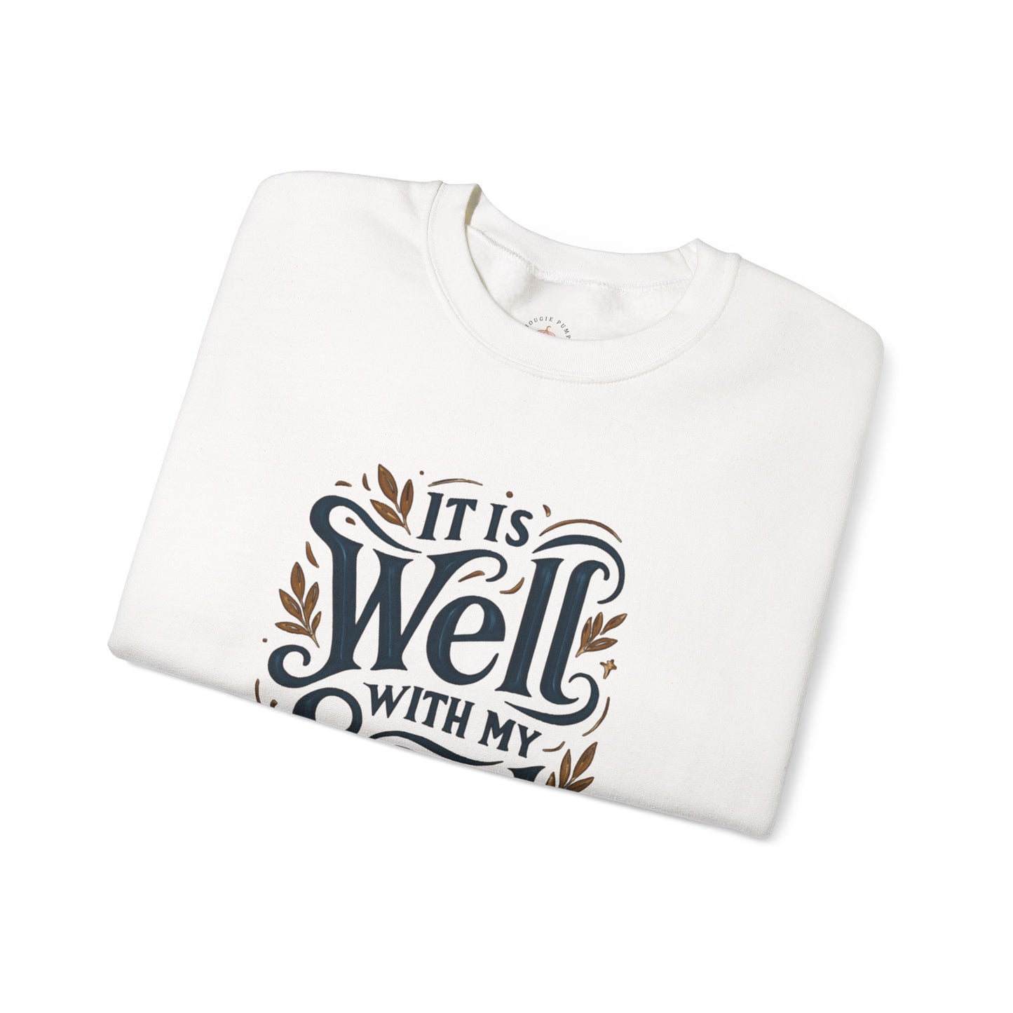 Soulful Comfort Crewneck Sweatshirt - Cozy Gift for Faith Lovers, Inspirational Apparel, Motivational Sweatshirt, Religious Gift, [...]