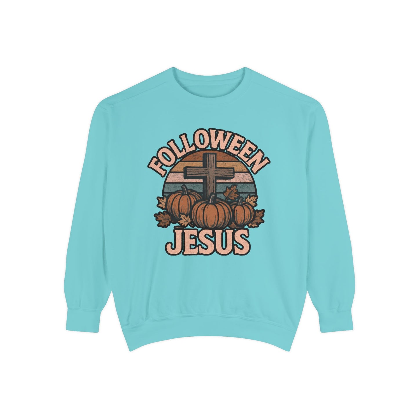 Follower Jesus Sweatshirt - Unisex Fall Apparel, Cute Halloween Gift, Faith-Based Clothing, Autumn Style - The Bougie Pumpkin Boutique