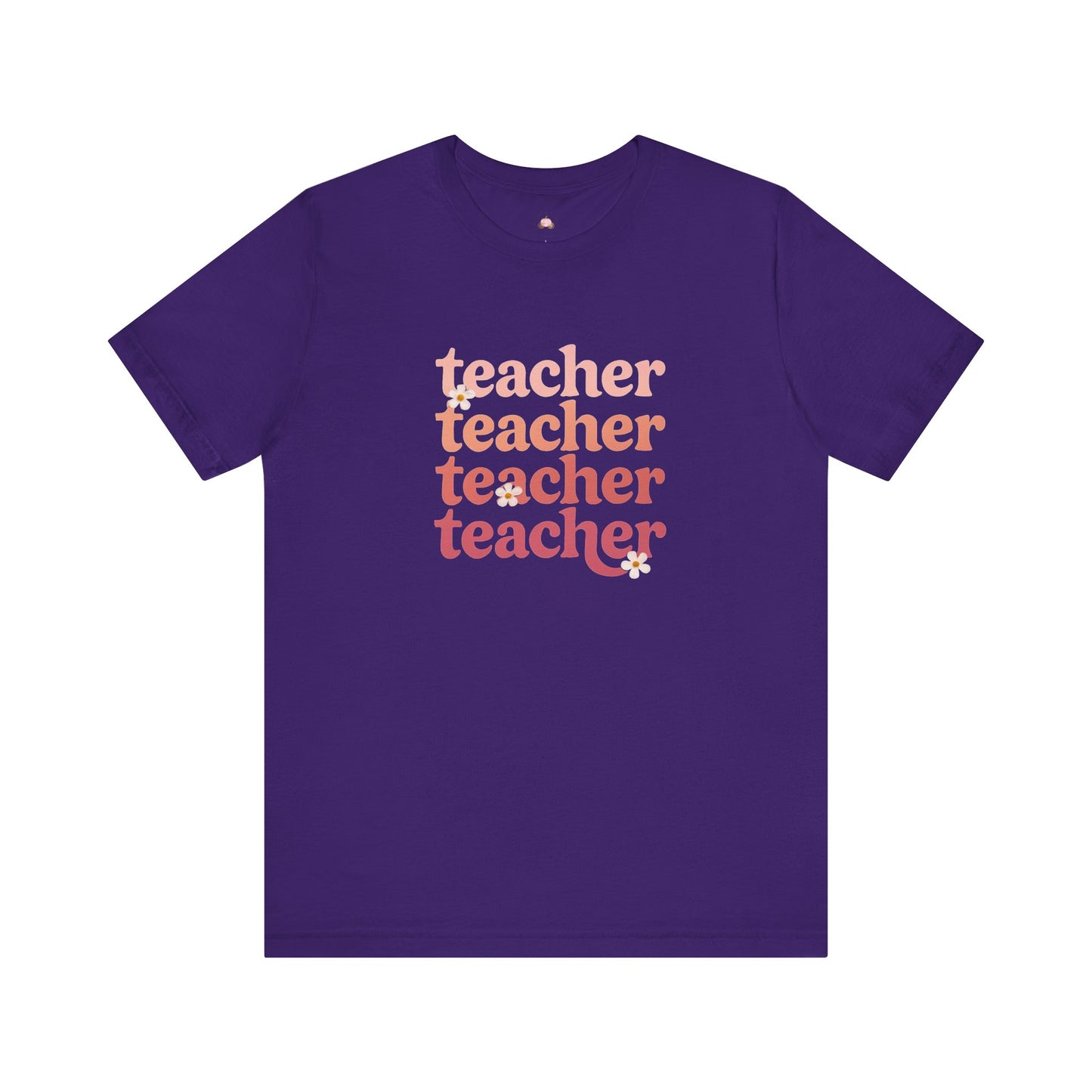 Teacher Vibes Unisex Jersey Tee - Perfect Gift for Educators, Teacher Appreciation, Classroom Style, Graduation Gift, Everyday Wear