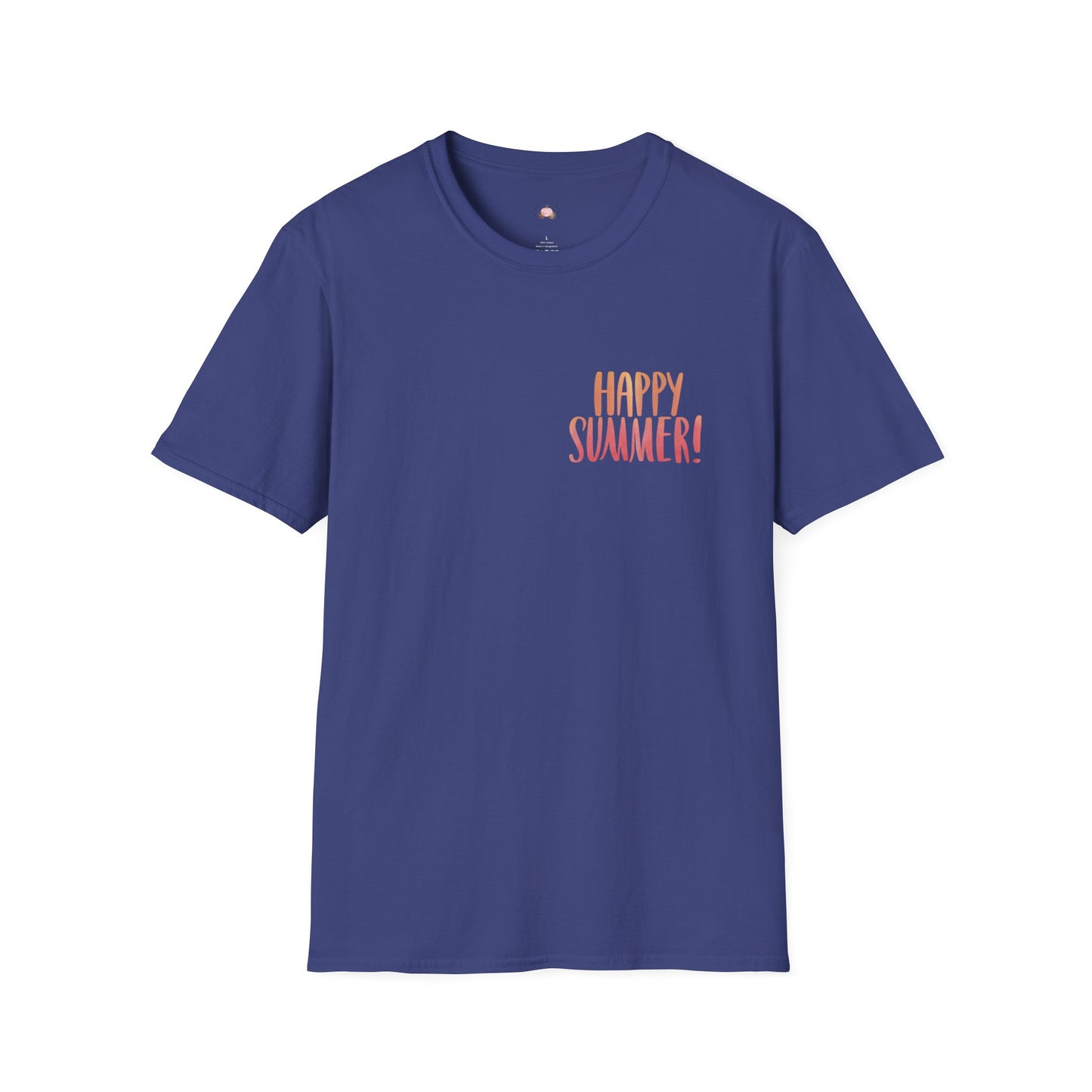 Happy Summer Unisex T-Shirt - Vacation Shirt and Beachwear