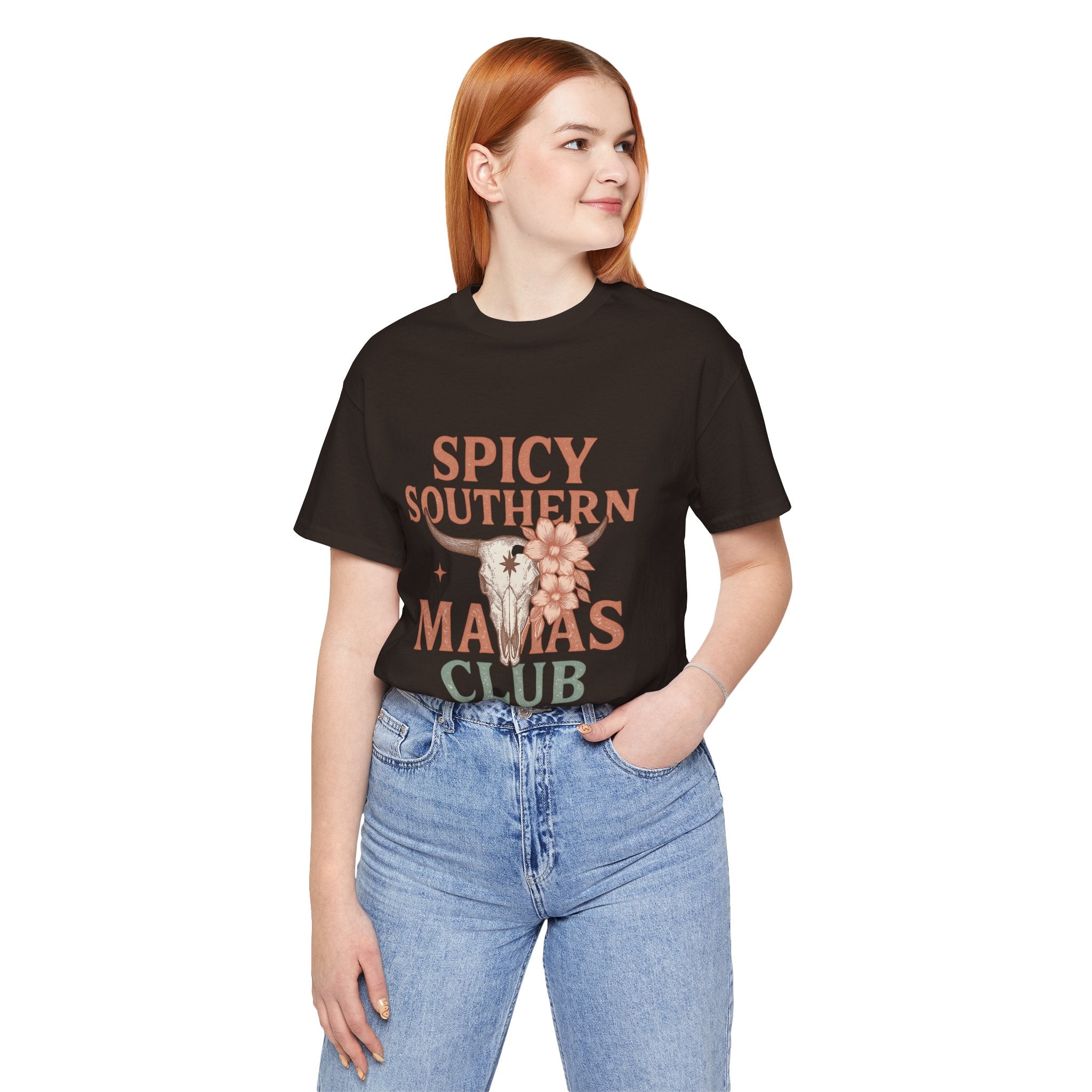 Spicy Southern Mamas Club Tee | Western Graphic Shirt for Faith-Filled Women – The Bougie Pumpkin Boutique