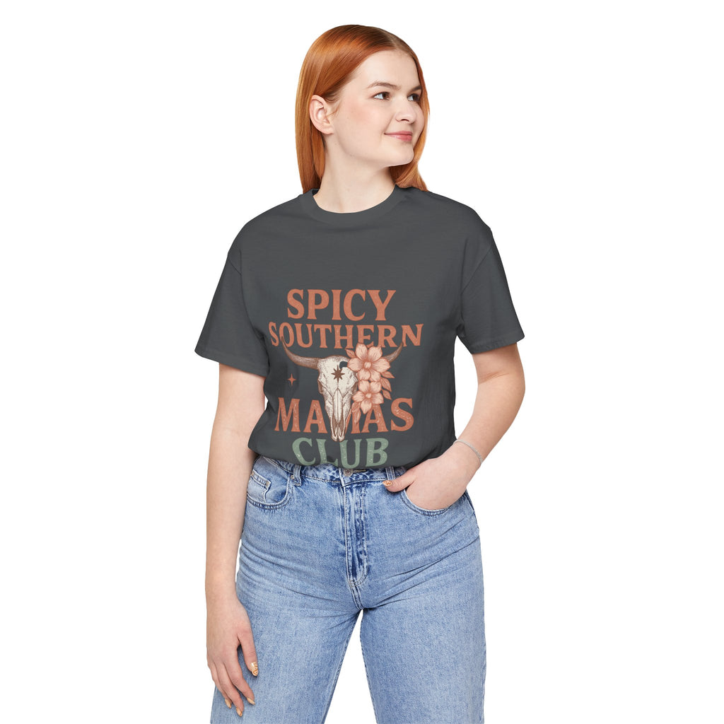 Spicy Southern Mamas Club Tee | Western Graphic Shirt for Faith-Filled Women – The Bougie Pumpkin Boutique