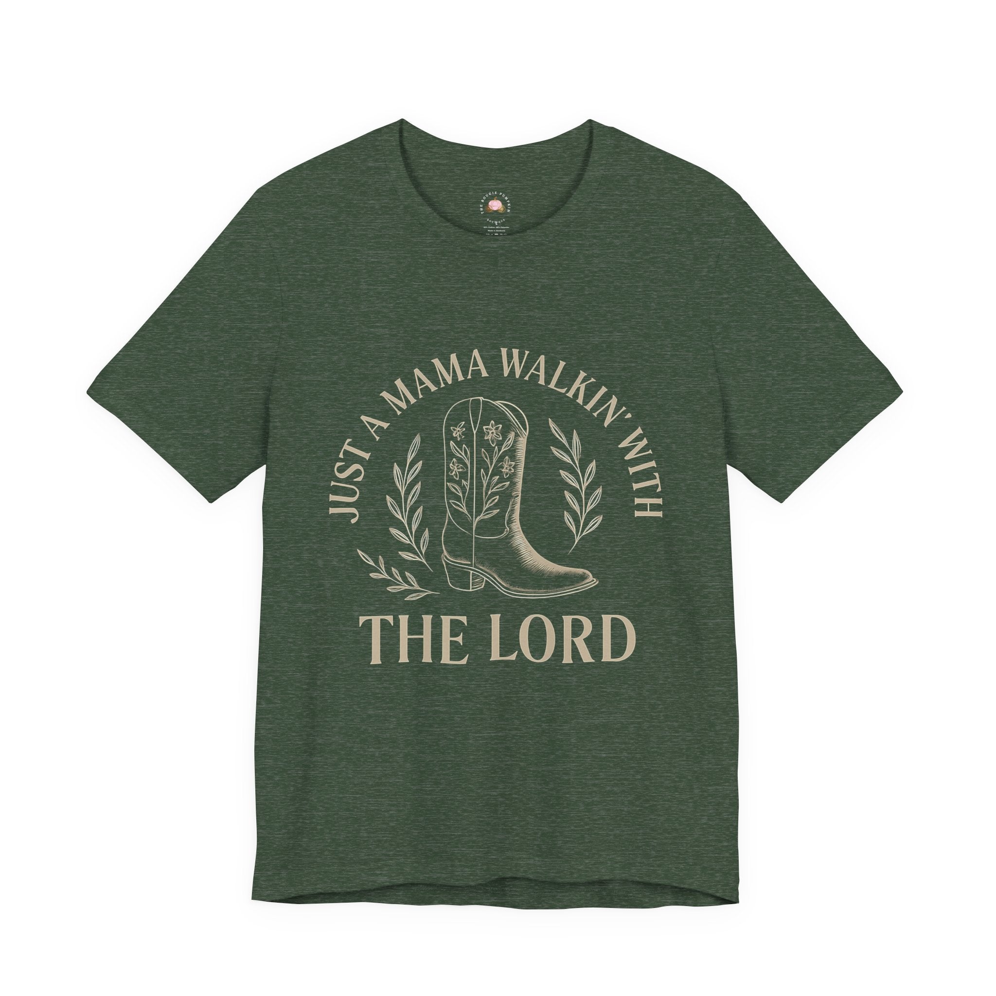 Christian T-Shirt - "Just Walkin' With The Lord" Faith Tee