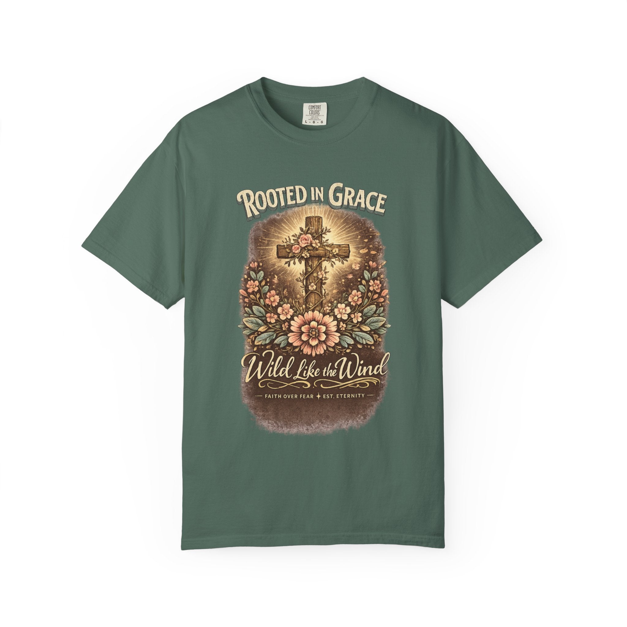 Rooted in Grace Unisex Garment-Dyed T-shirt