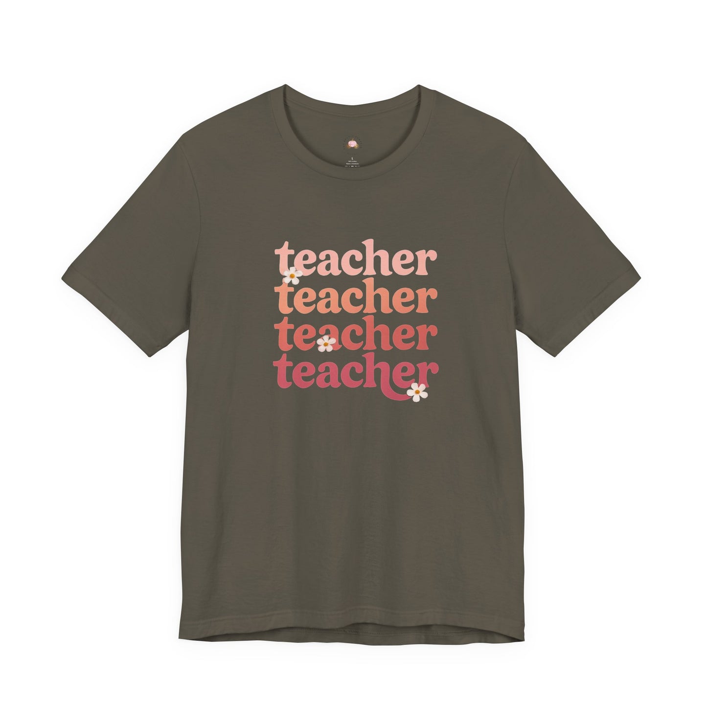 Teacher Vibes Unisex Jersey Tee - Perfect Gift for Educators, Teacher Appreciation, Classroom Style, Graduation Gift, Everyday Wear
