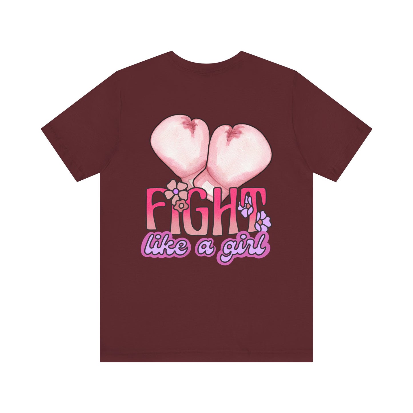 Empowerment Tee: Fight Like a Girl Unisex Jersey Short Sleeve T-Shirt, Awareness Shirt, Cancer Support Apparel, Gift for Fighters, [...]