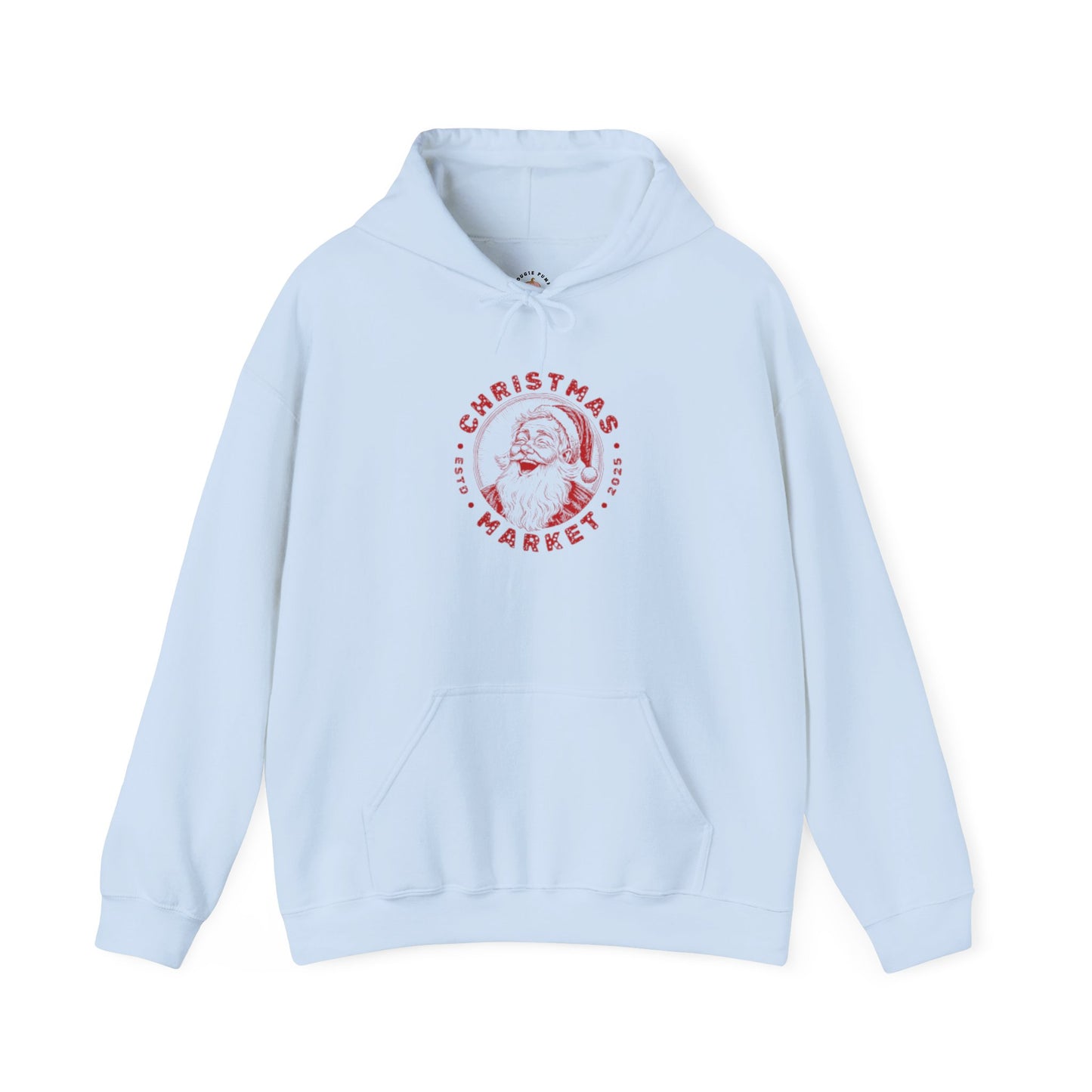 Cozy Christmas Market Hoodie, Holiday Gift Sweatshirt, Winter Apparel, Unisex Pullover, Festive Wear
