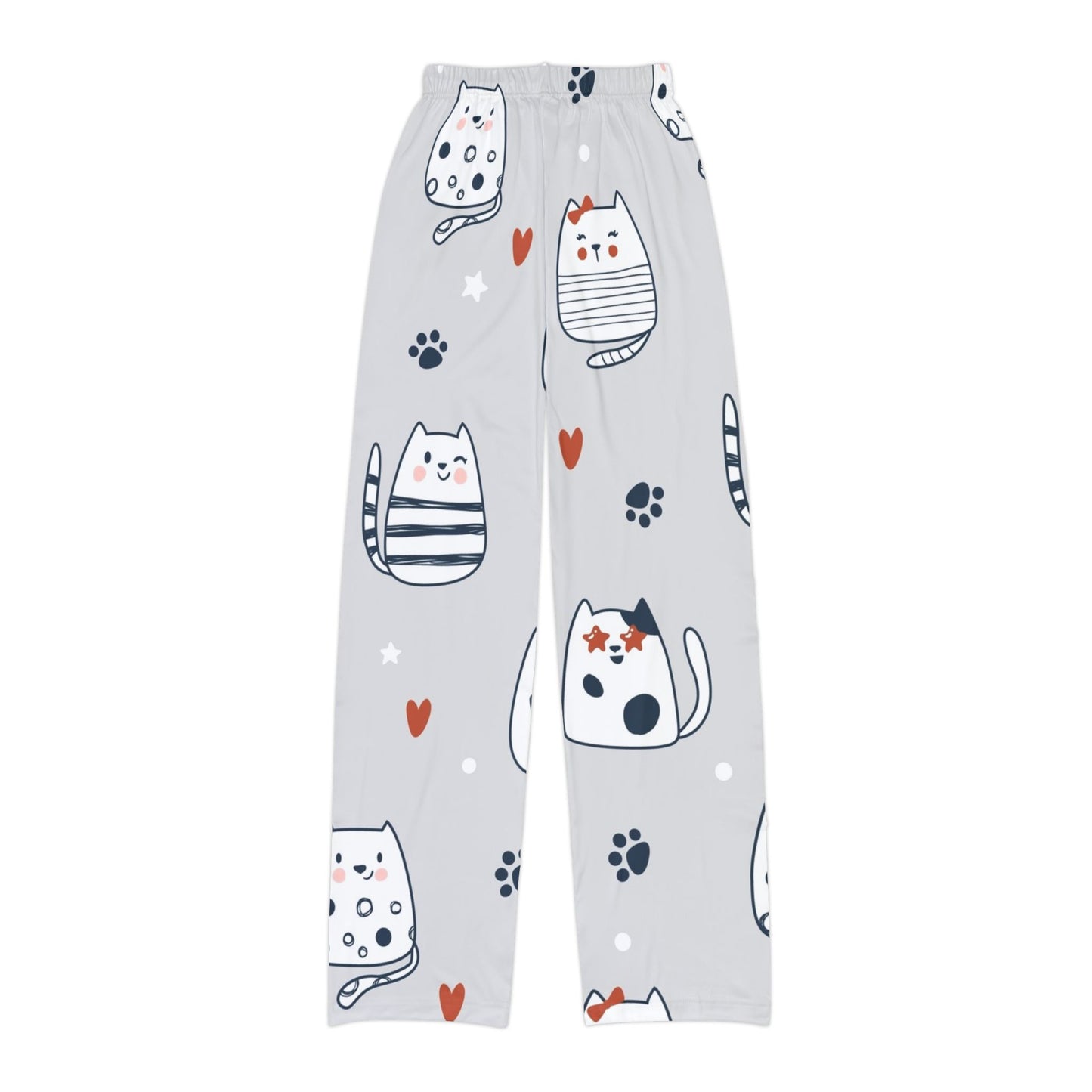 Kids Lounge Pants - Purrfect Pals, Matching Bottoms, Mommy and Me PJs