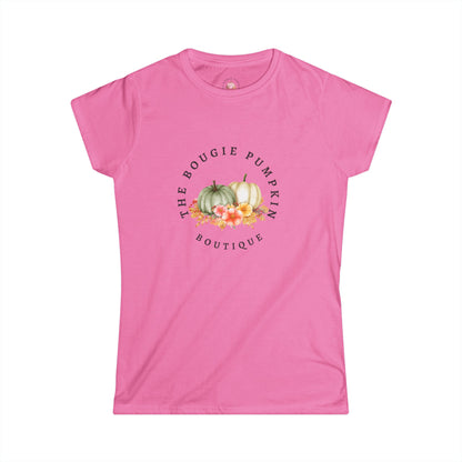 Women's T-Shirt - Bougie Pumpkin Boutique, Fall Halloween Design