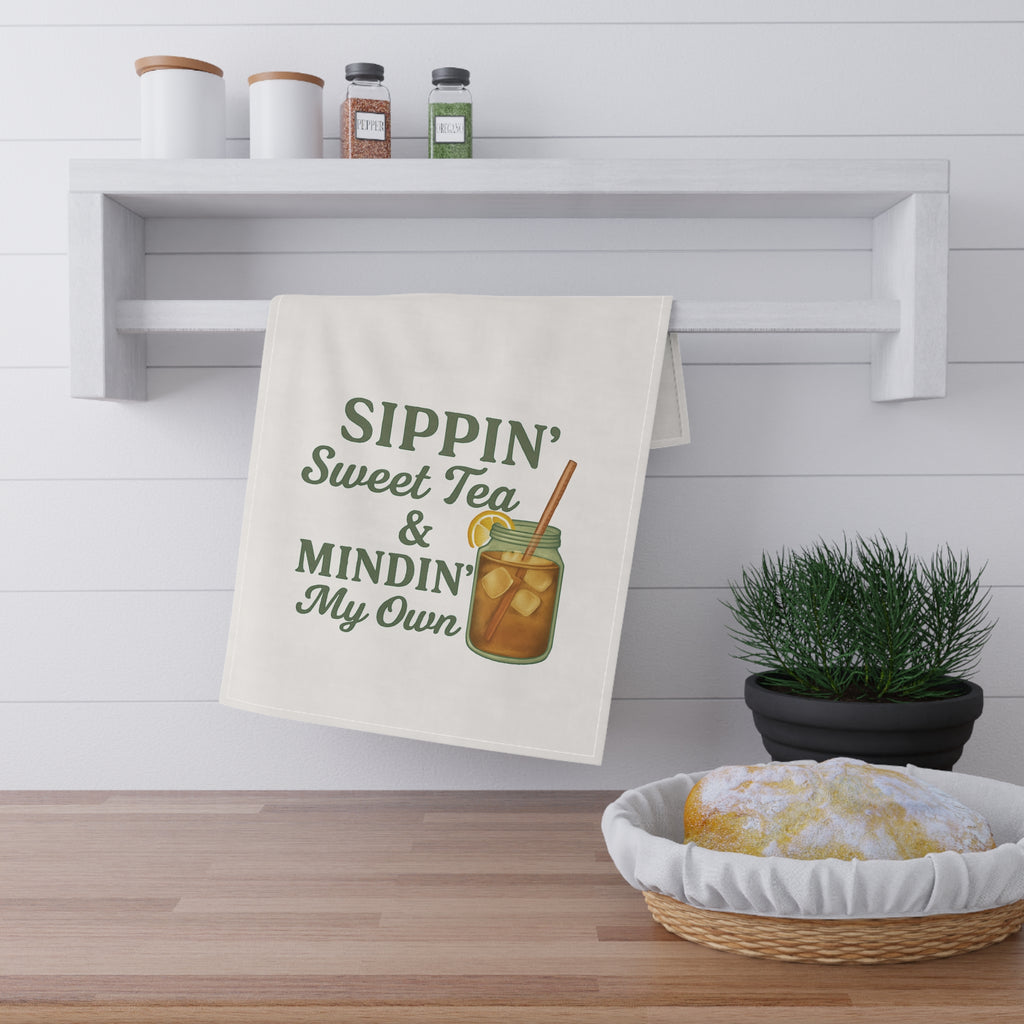 Sippin' Sweet Tea Kitchen Towel - Perfect for Home and Gifts