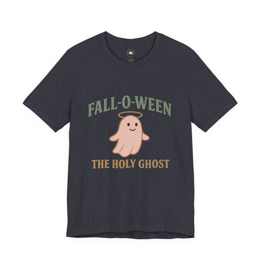 Christian Unisex Tee Holy Ghost Halloween Alternative Faith Humor - The Bougie Pumpkin Boutique