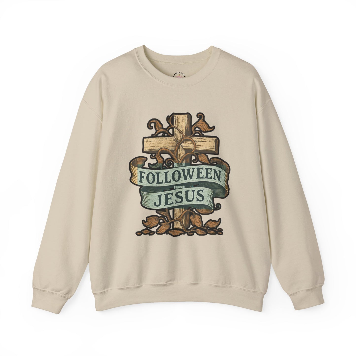 Sweatshirt Folloween Jesus, Halloween Alternative, Faith - The Bougie Pumpkin Boutique