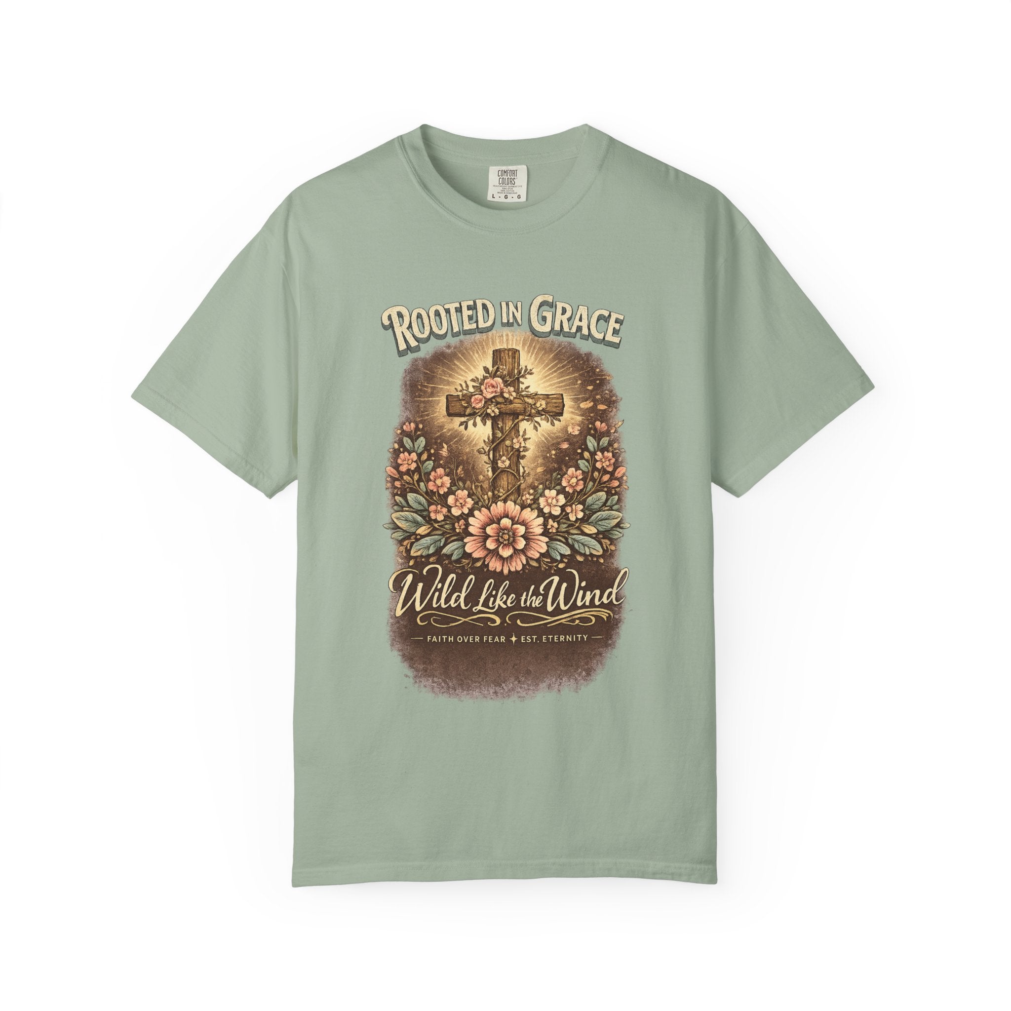 Rooted in Grace Unisex Garment-Dyed T-shirt