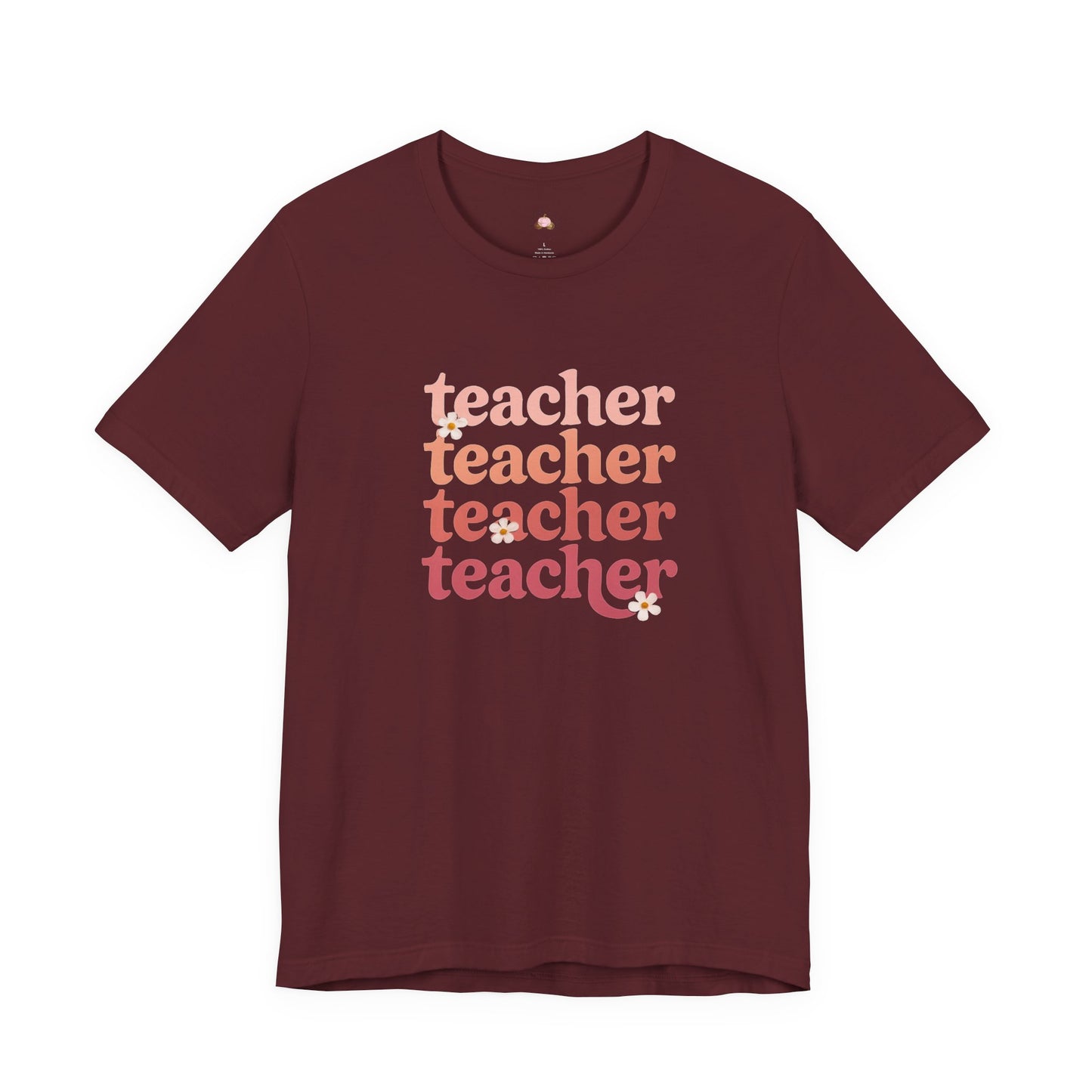 Teacher Vibes Unisex Jersey Tee - Perfect Gift for Educators, Teacher Appreciation, Classroom Style, Graduation Gift, Everyday Wear