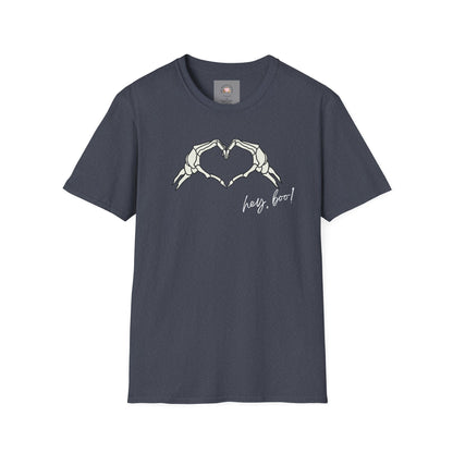 Halloween Skeleton Unisex T-Shirt - Hey Boo Flirty Design