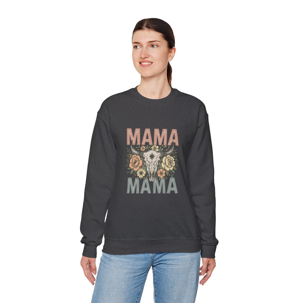 Floral Mama Skull Sweatshirt | Faith, Fashion & Sass – The Bougie Pumpkin Boutique