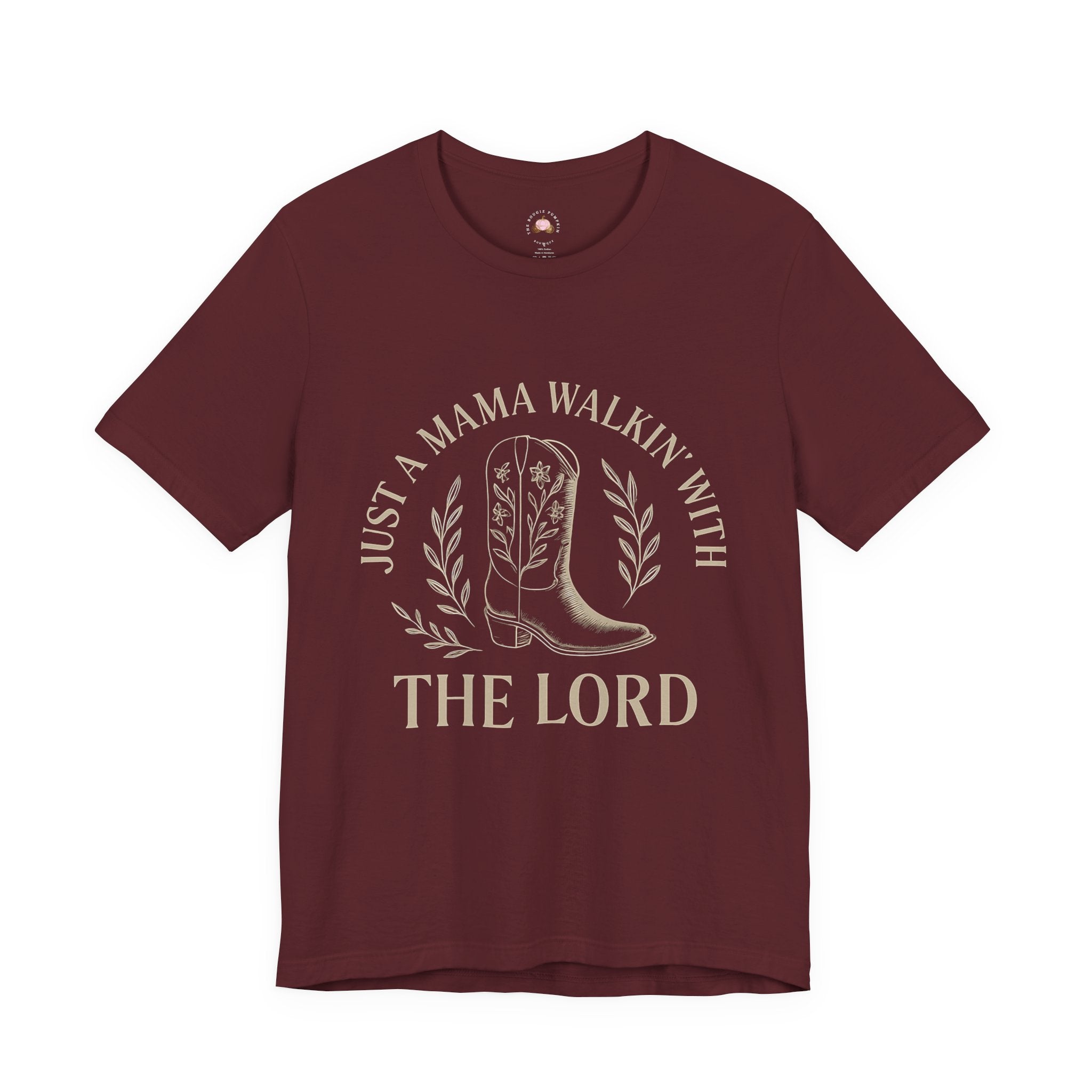 Christian T-Shirt - "Just Walkin' With The Lord" Faith Tee