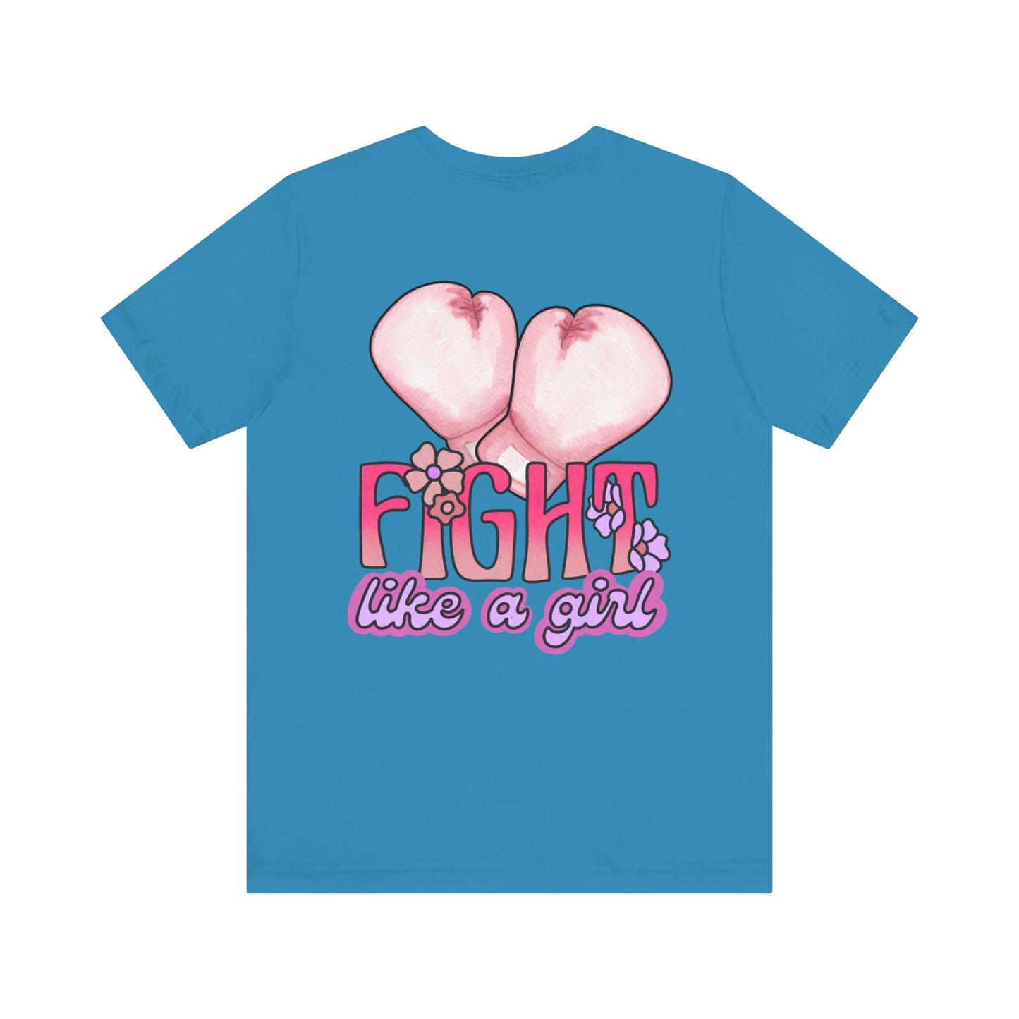 Empowerment Tee: Fight Like a Girl Unisex Jersey Short Sleeve T-Shirt, Awareness Shirt, Cancer Support Apparel, Gift for Fighters, [...]