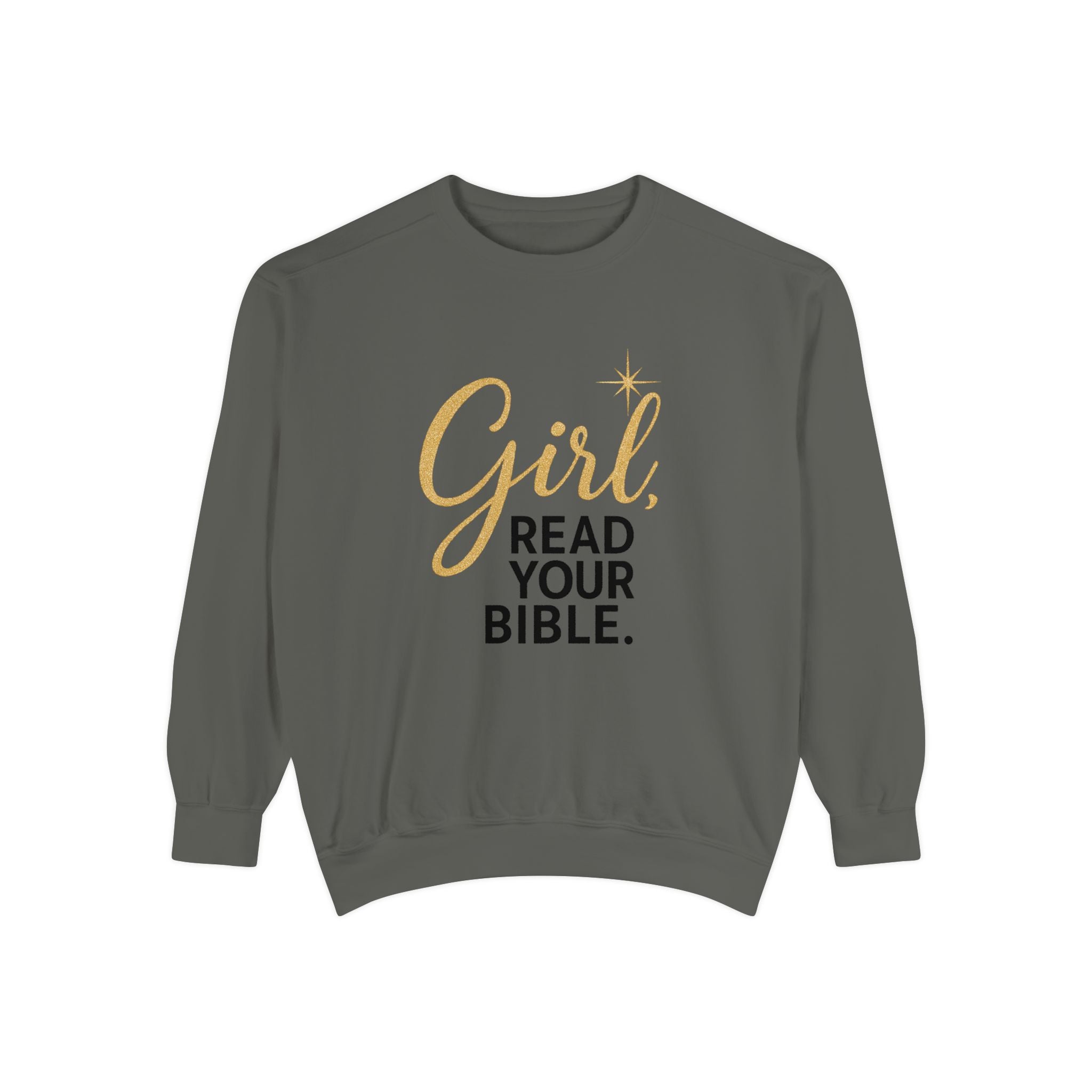 Girl, Read Your Bible Sweatshirt | Christian Women’s Faith Crewneck – The Bougie Pumpkin Boutique