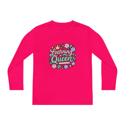 Learning Queen Youth Long Sleeve Tee