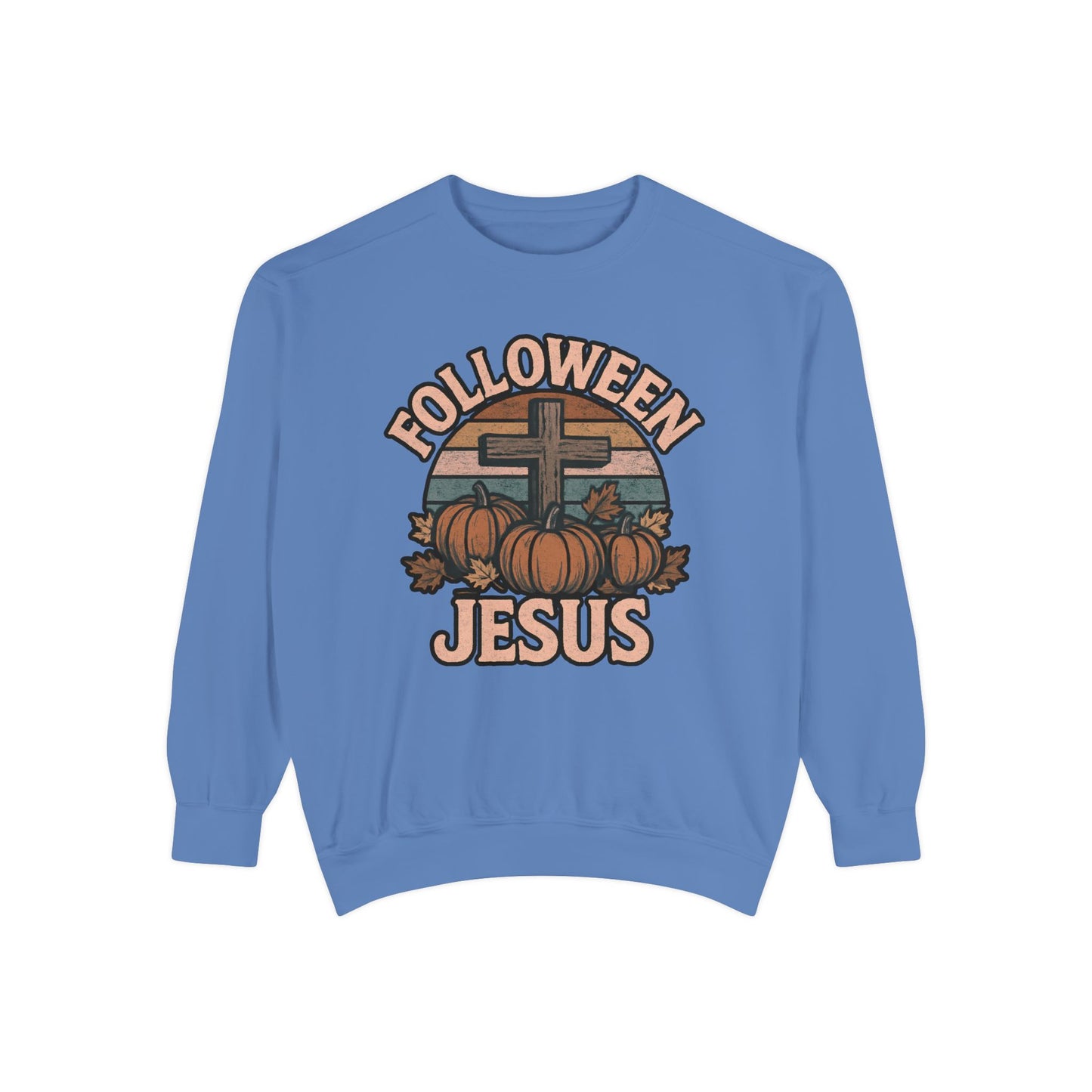 Follower Jesus Sweatshirt - Unisex Fall Apparel, Cute Halloween Gift, Faith-Based Clothing, Autumn Style - The Bougie Pumpkin Boutique