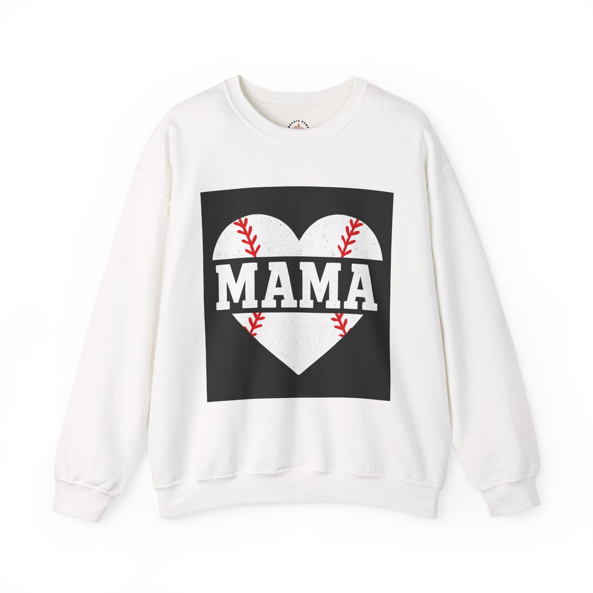Baseball Mama Sweatshirt | Game Day Heart Design | Sports Mom Apparel – The Bougie Pumpkin Boutique