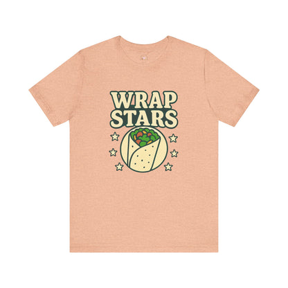 Punny Wrap Stars Unisex Tee - Cafeteria Worker Appreciation Gift - The Bougie Pumpkin Boutique