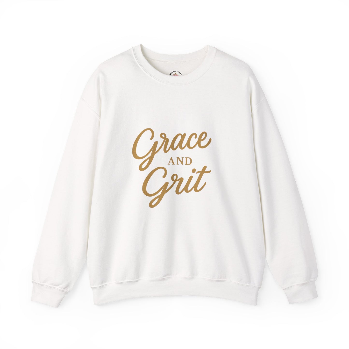 Grace and Grit Sweatshirt | Faith & Strength Christian Crewneck – Bougie Pumpkin Boutique - The Bougie Pumpkin Boutique