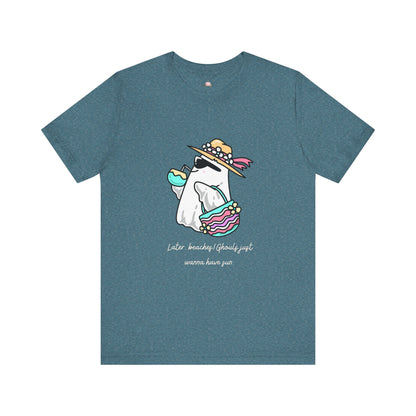Funny Halloween Beaches Unisex Tee