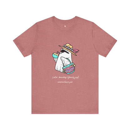 Funny Halloween Beaches Unisex Tee