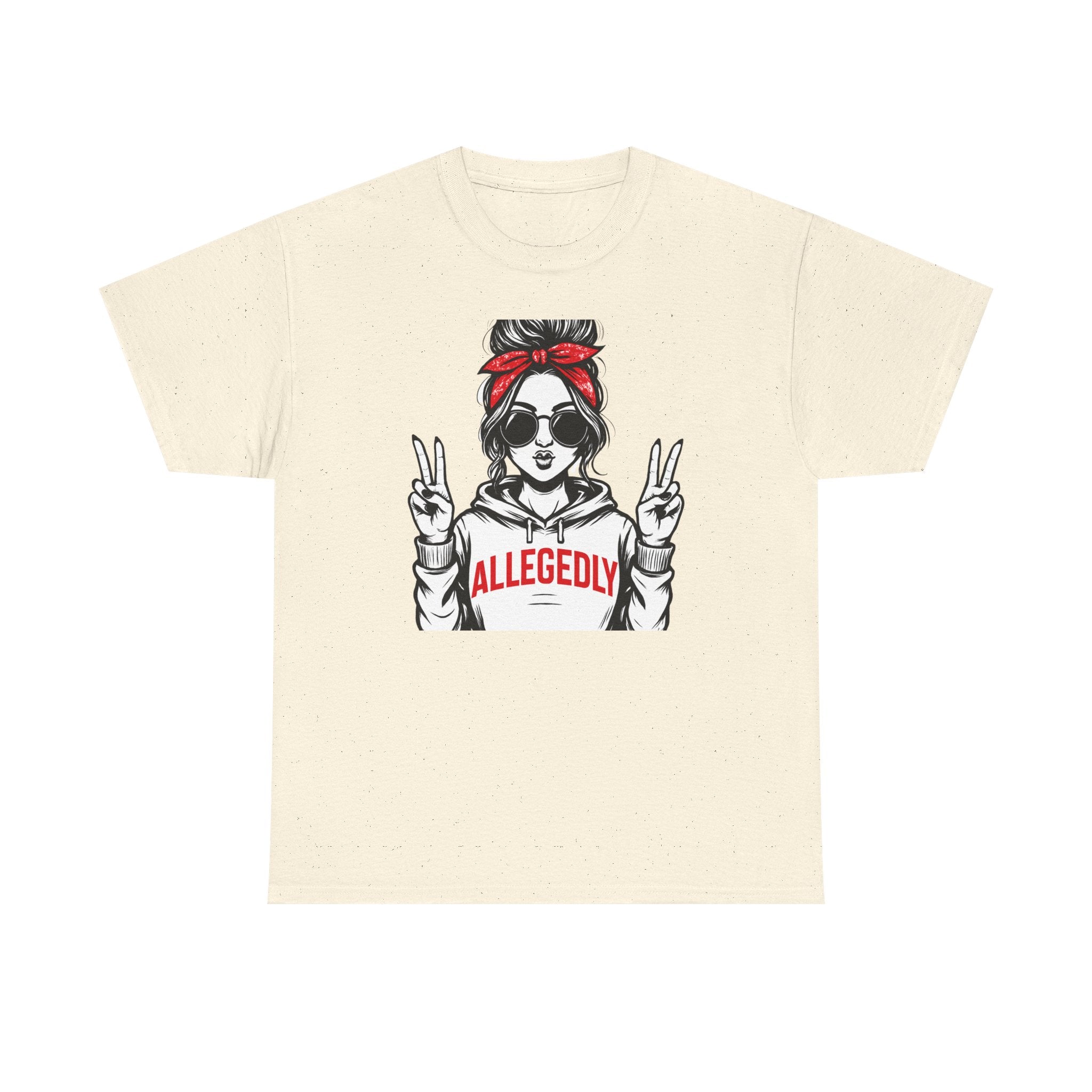 Allegedly Retro Rosie Peace Sign Tee