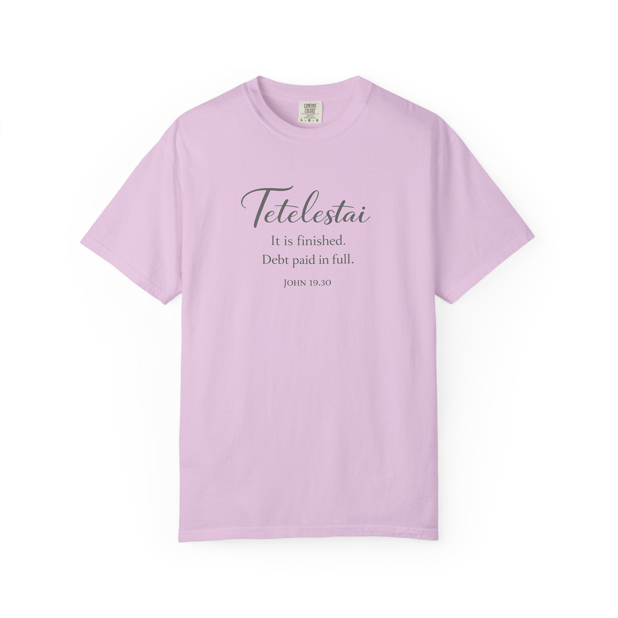Tetelestai "It Is Finished" Christian T-Shirt